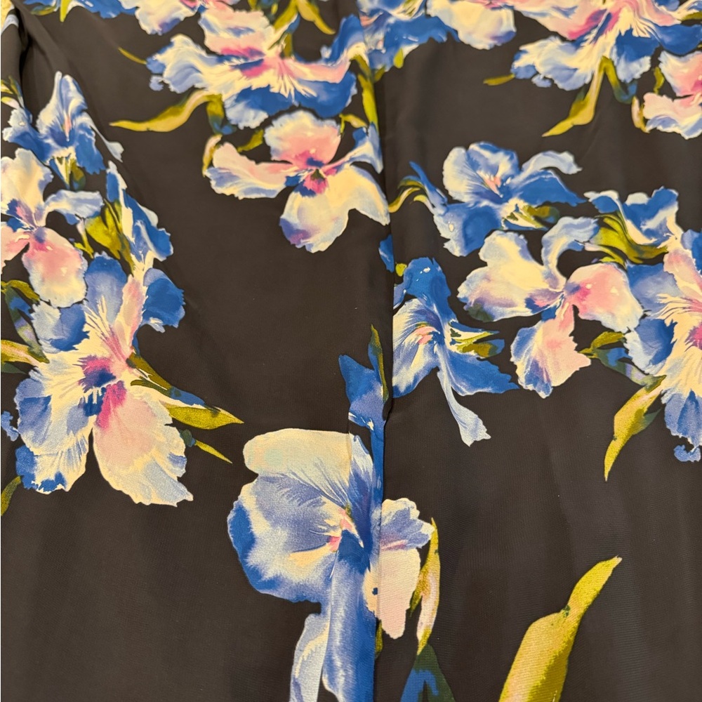 Eliza J NWT Navy Floral Maxi Dress - Picture 6 of 8